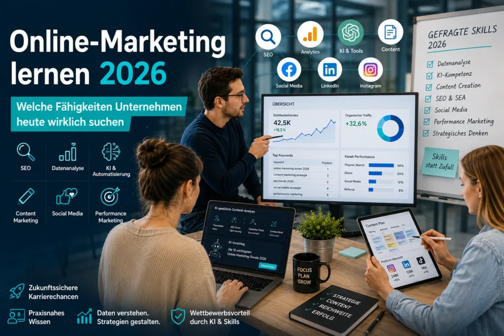 Online Marketing lernen im Jahr 2026